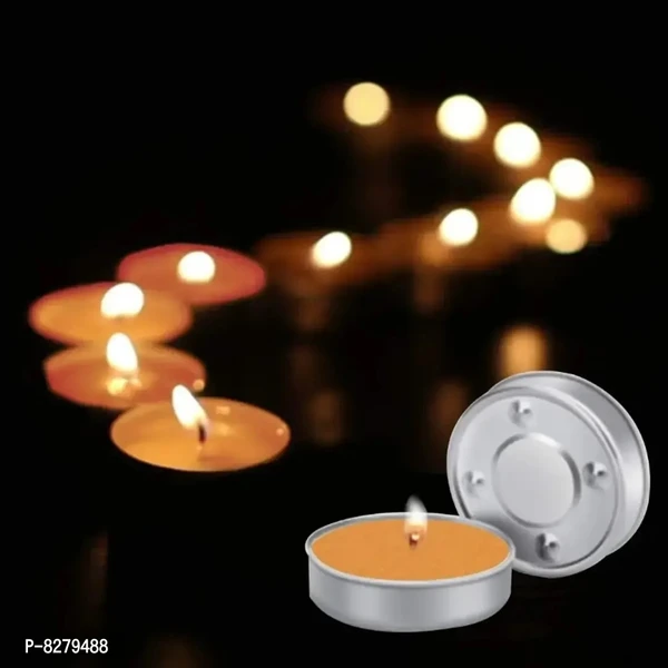 Religious Wax Tealight Candles For Diwali G.s - Bourbon