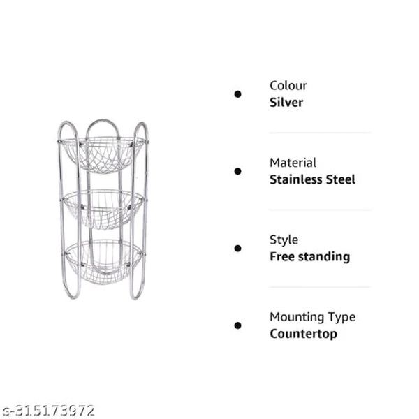 Decoration World Stainless Steel Rack 