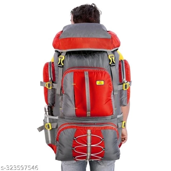 Mountain Rucksacksbag Hiking Trekking Camping Bag  - Red