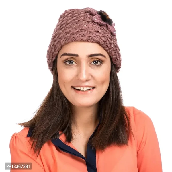 Height Woolen Women Winter Cap  - Stiletto