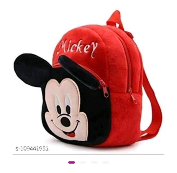 School Bag for Kids Soft  Ab - Red, Free Size