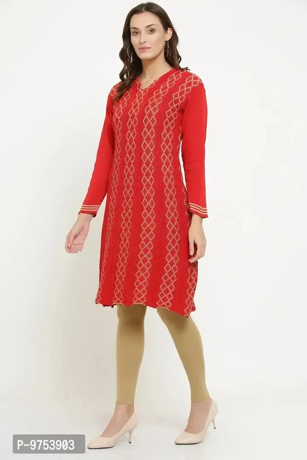 Woolen Kurti Chekel - M