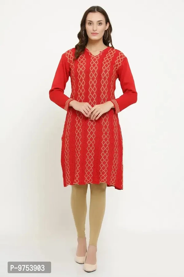 Woolen Kurti Chekel - M