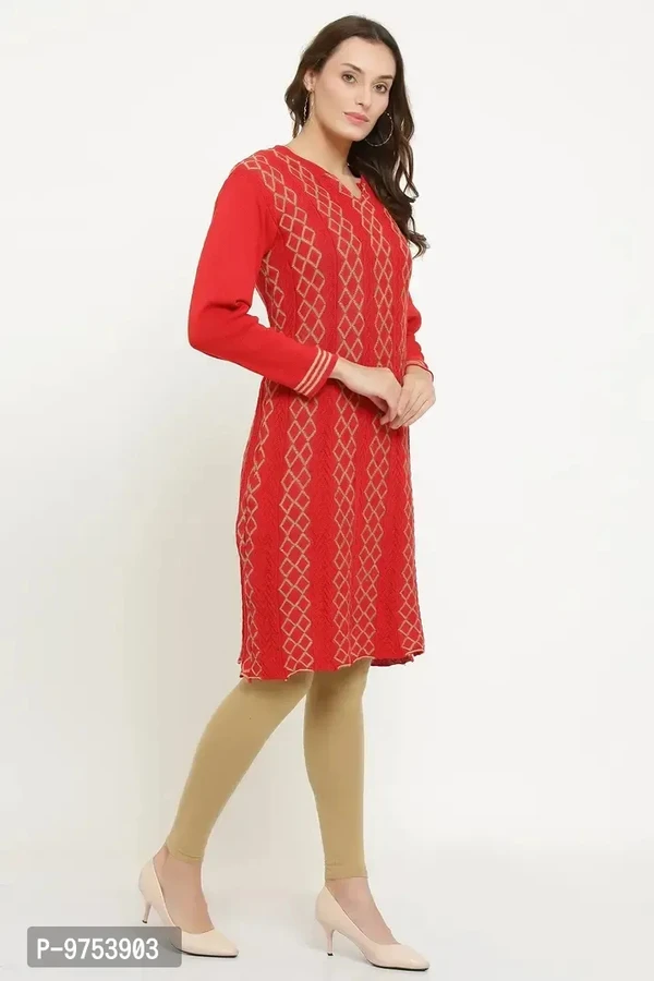 Woolen Kurti Chekel - M