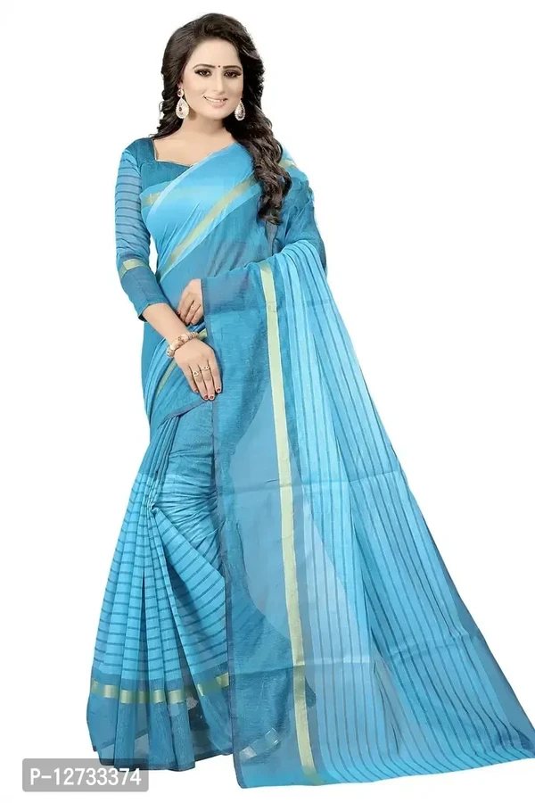 Cotton Silk Saree With Blouse Piece 