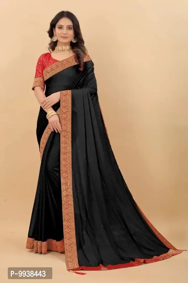 Silk Blend Lace Works Saree