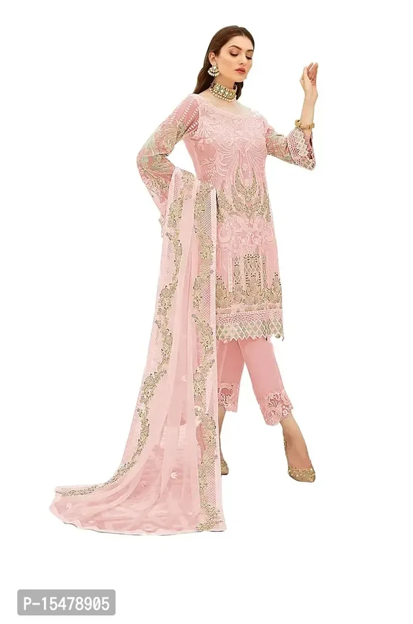 Georgette Mirror Work Plazzo Suit