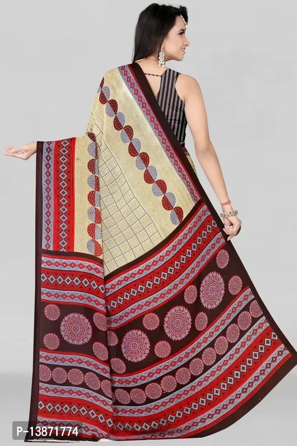 Stylish Georgette Multicoloured Printed Saree