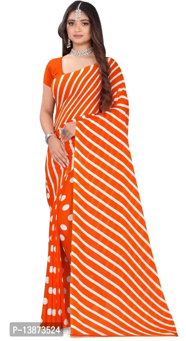 Stylish Georgette Multicoloured Printed Saree