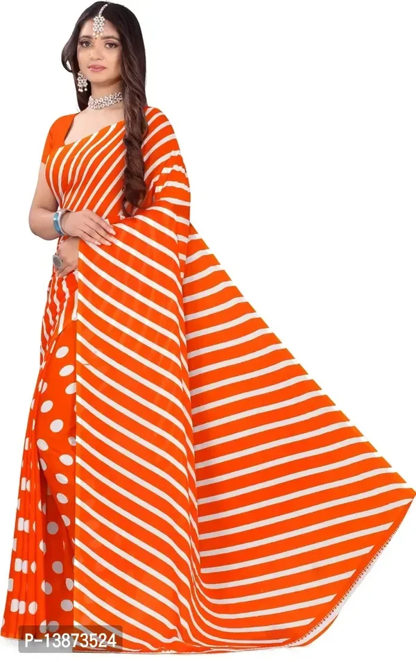 Stylish Georgette Multicoloured Printed Saree