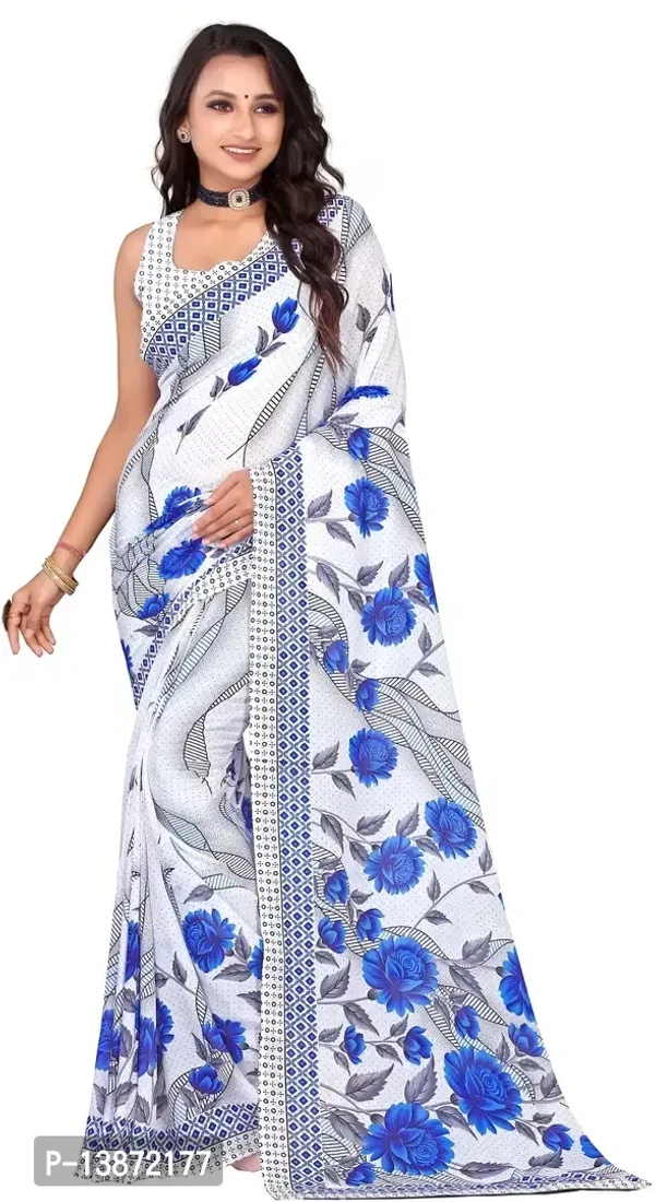 Stylish Georgette Multicoloured Printed Saree