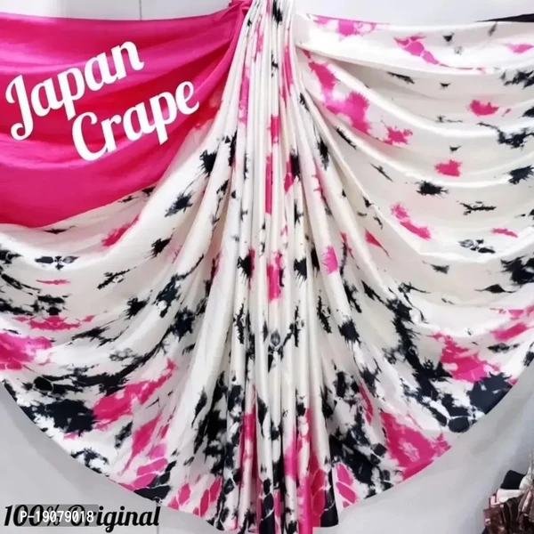 Japan Crepe Silk Printed Saree 