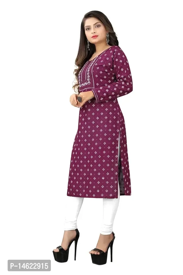 Zokhi Women Embroidered With Mirrar Kurti - Xl