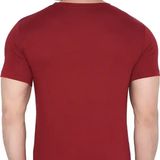 BET Branded Men's Roundneck Printed T-shirt (XX-Large Maroon) - XL