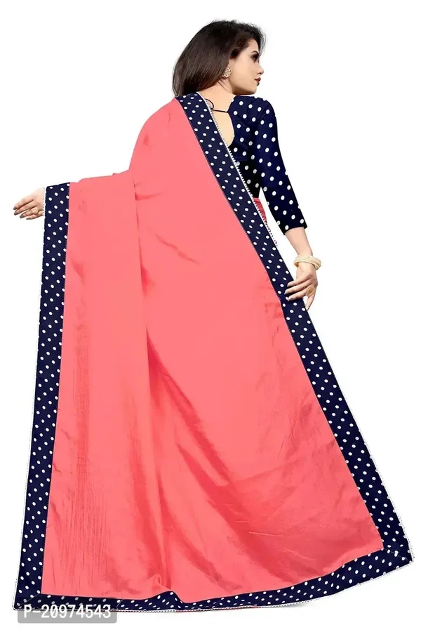 Nefrican Women Dola Silk Saree With Blouse Piece 