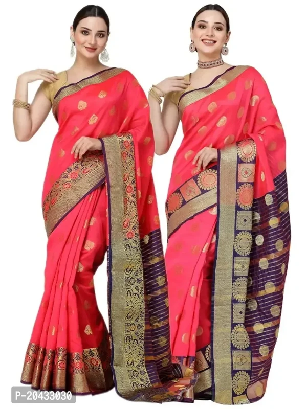 Beauty Cotton Silk Saree With Blouse Piece 