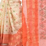 Desh Women Tant Cotton Saree Without Blouse Piece  - 5.6mtr