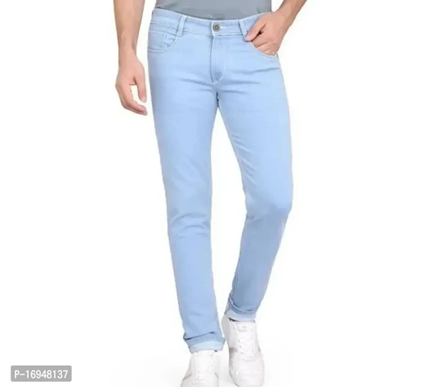 Fancy Polycotton Jean's For Men - 34