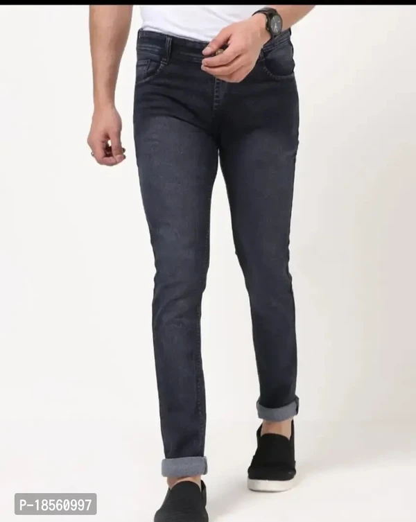 Fancy Denim Jeans For Men  - 28