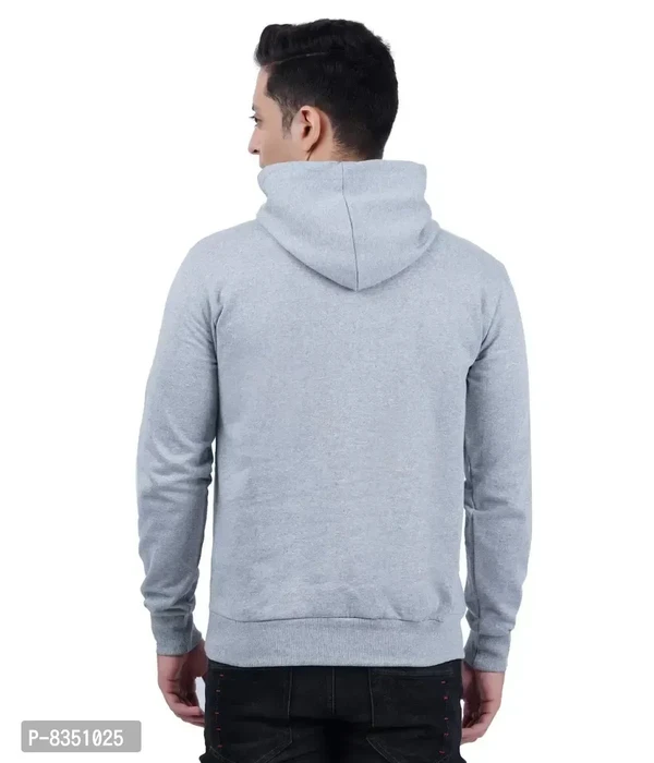 Zebu Men's Full Sleeve Cotton Blend Sweater with Hoodie and Pocket( Pack Of 1). - L