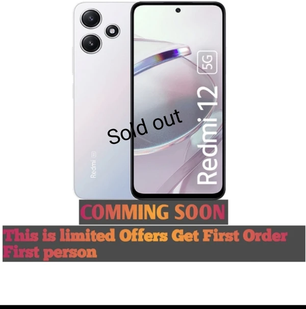 REDMi 12 5G 8Gb Ram 256gb Sold On 12November