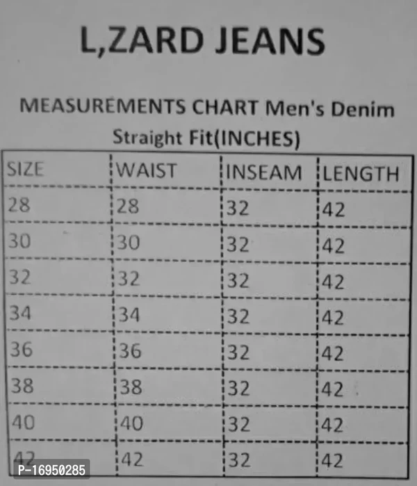 Lzard Denim Mens Jeans - 36