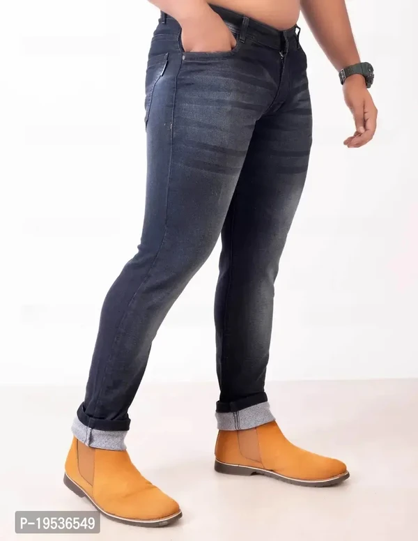 Stylish Men Denim Lycra Blend Jeans - 28