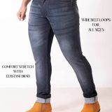 Stylish Men Denim Lycra Blend Jeans - 36