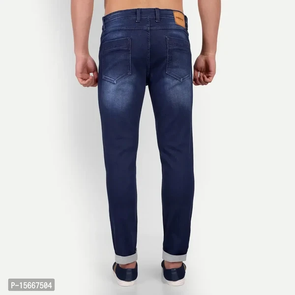 MEGHZ Men Dark Blue Ricardo Slim Fit Jeans - 28