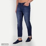 MEGHZ Men Dark Blue Ricardo Slim Fit Jeans - 28