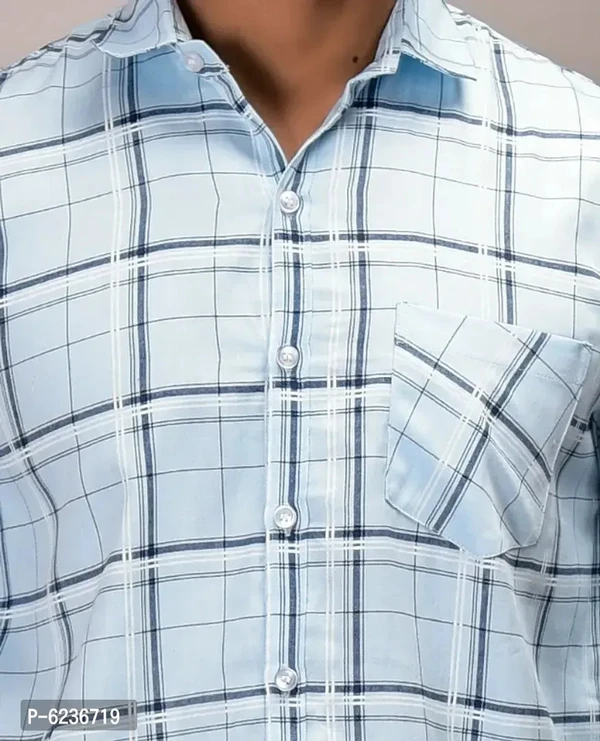 Mens Twill Cotton Casual Shirts - L