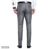 Classic Cotton Solid Formal Trousers For Men  - 28
