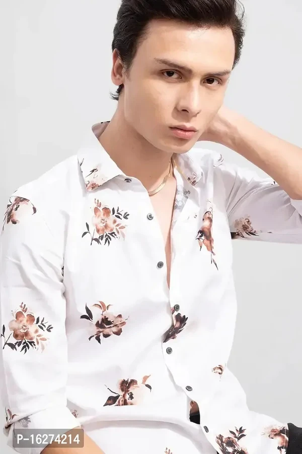 Classy Look Printed Shirts For Men  - M