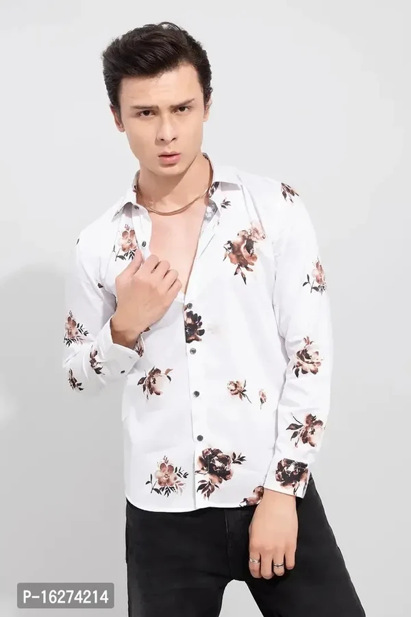 Classy Look Printed Shirts For Men  - M