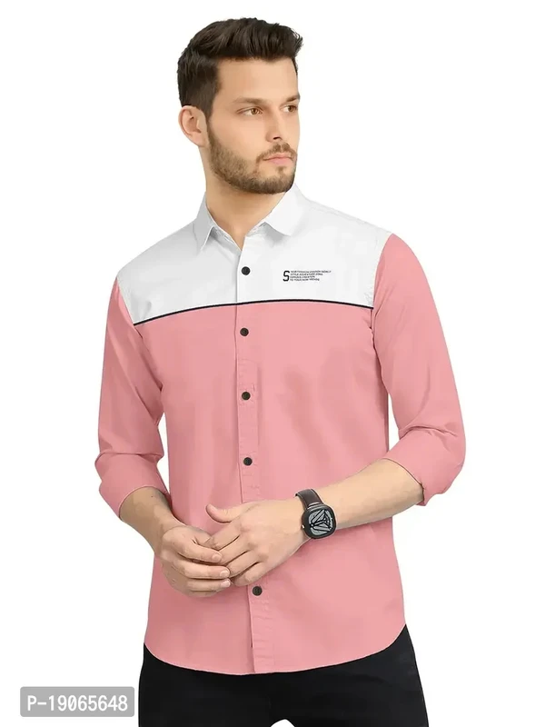 FASHION' Up Present Men's Cotton Full Sleeve Digital Printed Casual Shirt - L