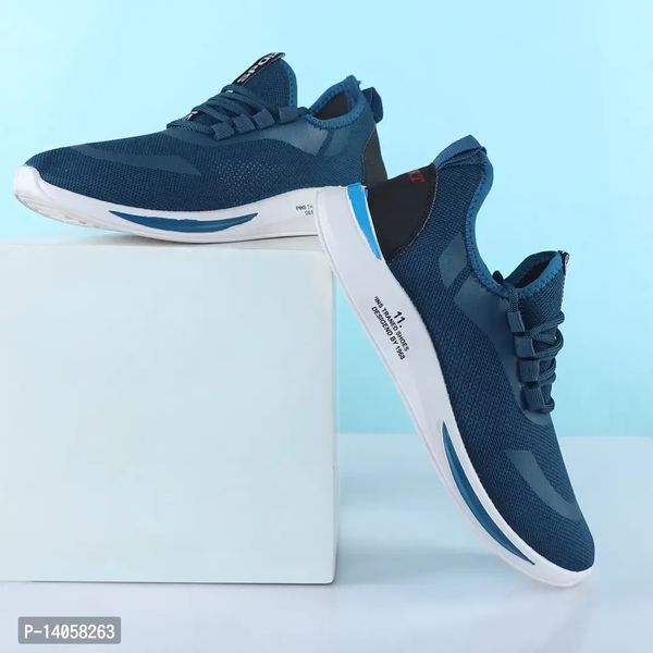 Blue mesh Sneakers For Men - UK6