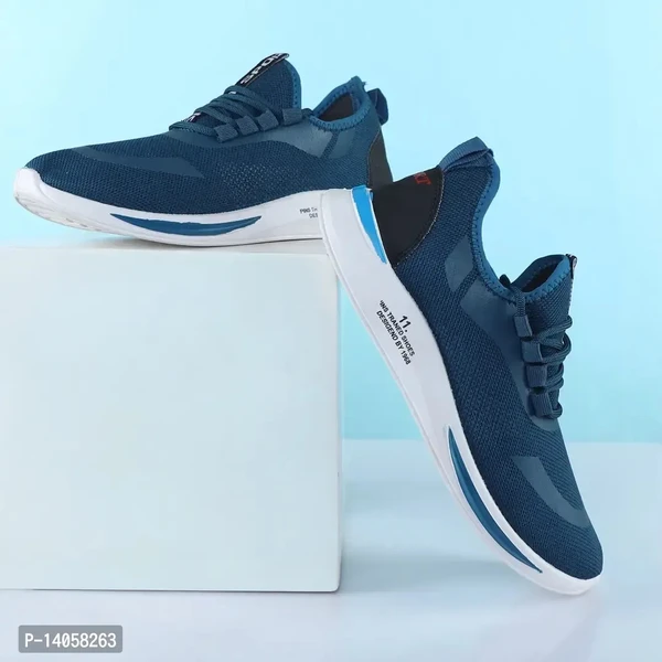 Blue mesh Sneakers For Men - UK7