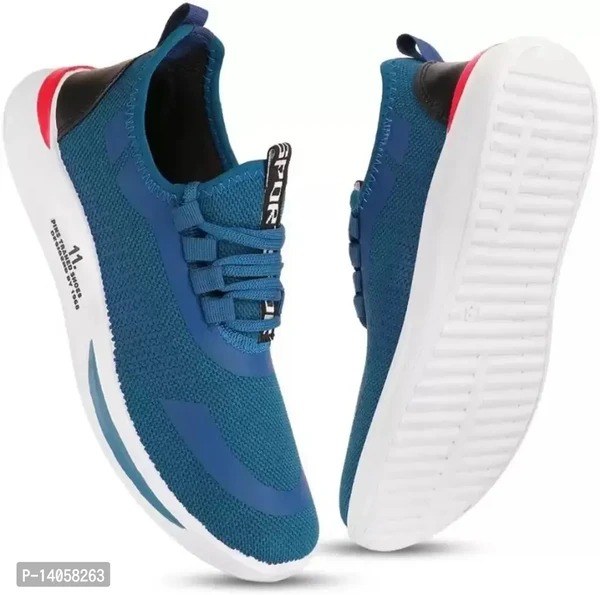 Blue mesh Sneakers For Men - UK9