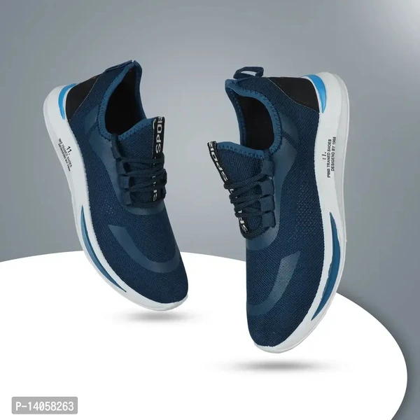 Blue mesh Sneakers For Men - UK10