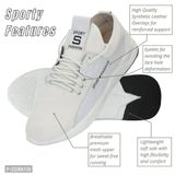 Walking Daily Wear Sports Shoe For Men (White) - UK7