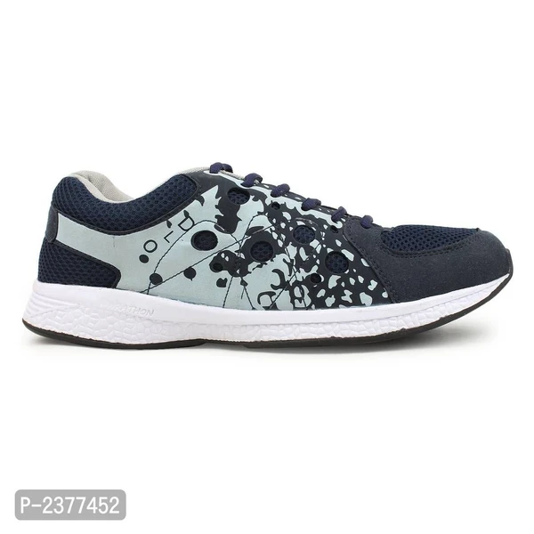 Multicoloured Printed Mesh Sports Running Shoes - UK7