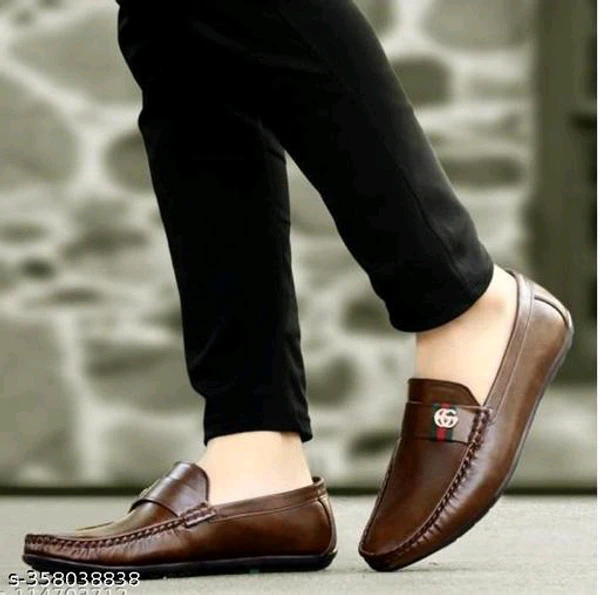 Stylish And Fashionable Brown Loafer For Men - IND-6