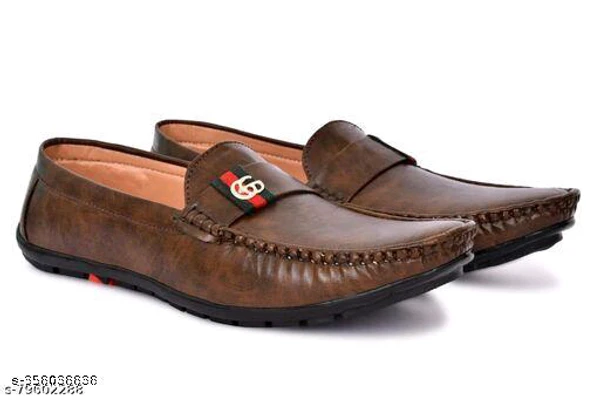 Stylish And Fashionable Brown Loafer For Men - IND-6