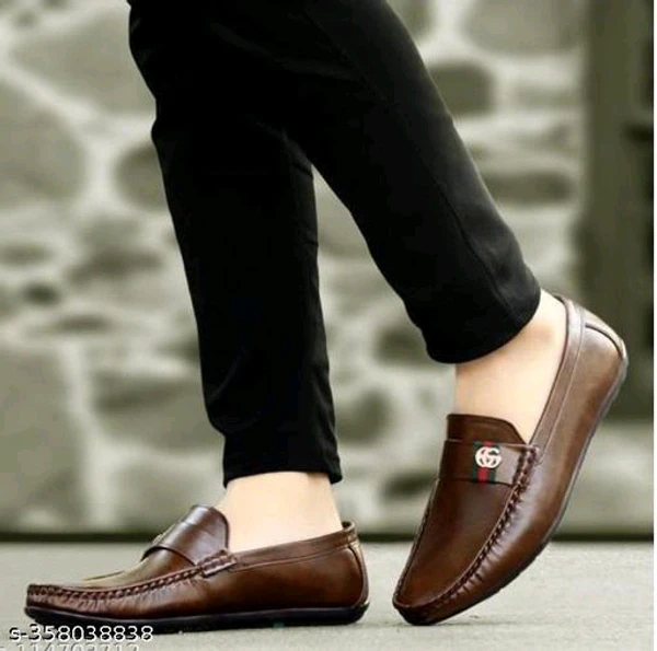 Stylish And Fashionable Brown Loafer For Men - IND-8