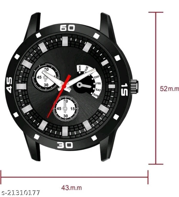 Stylish Men King Bracelet With Free Analog Watch 