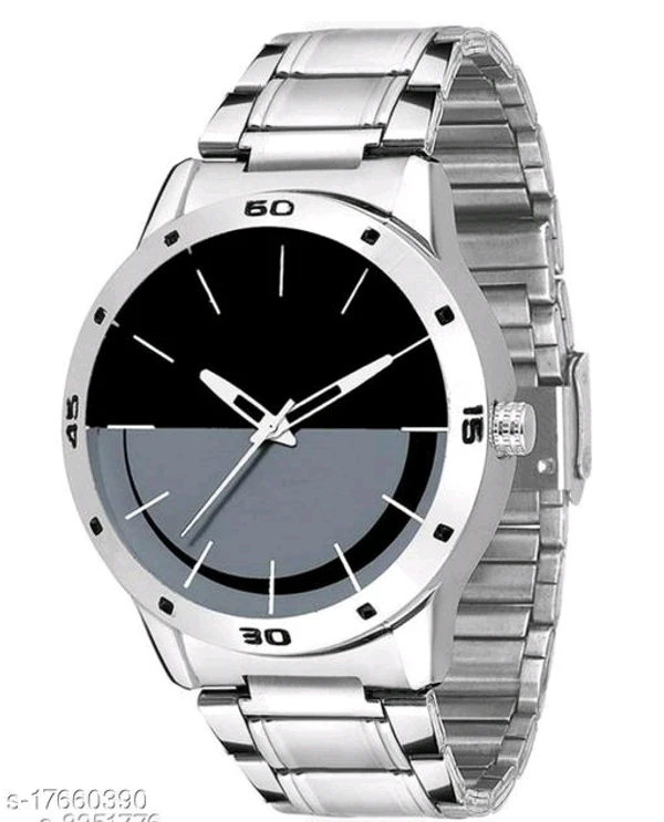 Classic Men Silver Stainless Steel Men Watch 