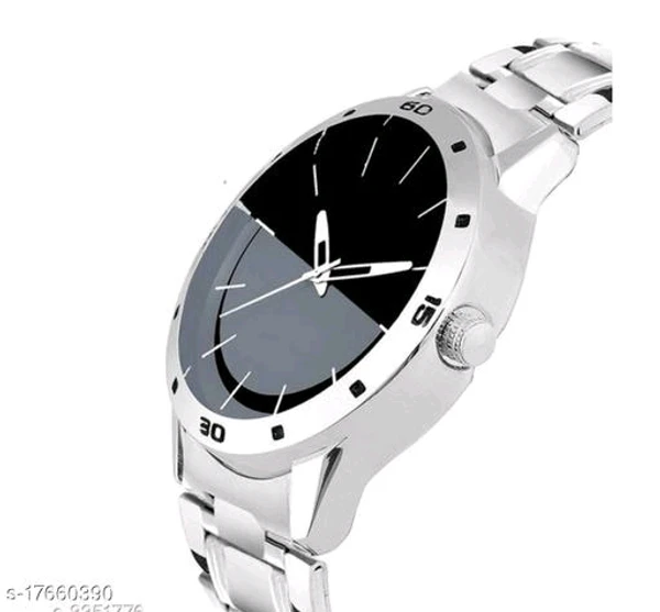 Classic Men Silver Stainless Steel Men Watch 