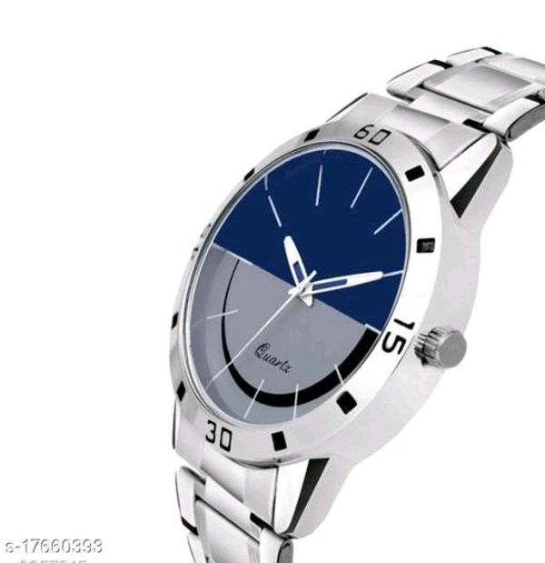 Classic Men Silver Stainless Steel Men Watch 