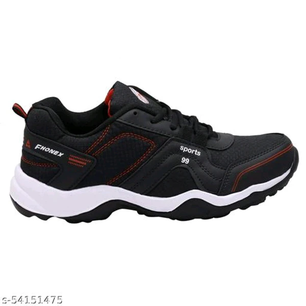 Fhonex Sport 99 Black Sports Shoes  - IND-6