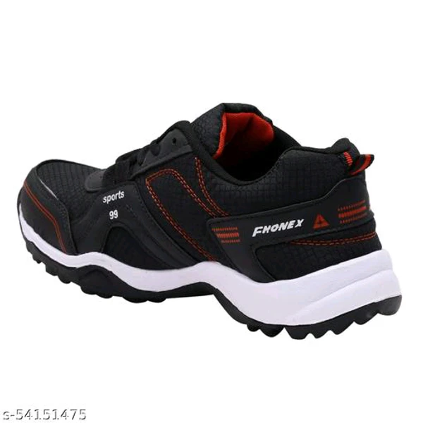 Fhonex Sport 99 Black Sports Shoes  - IND-6